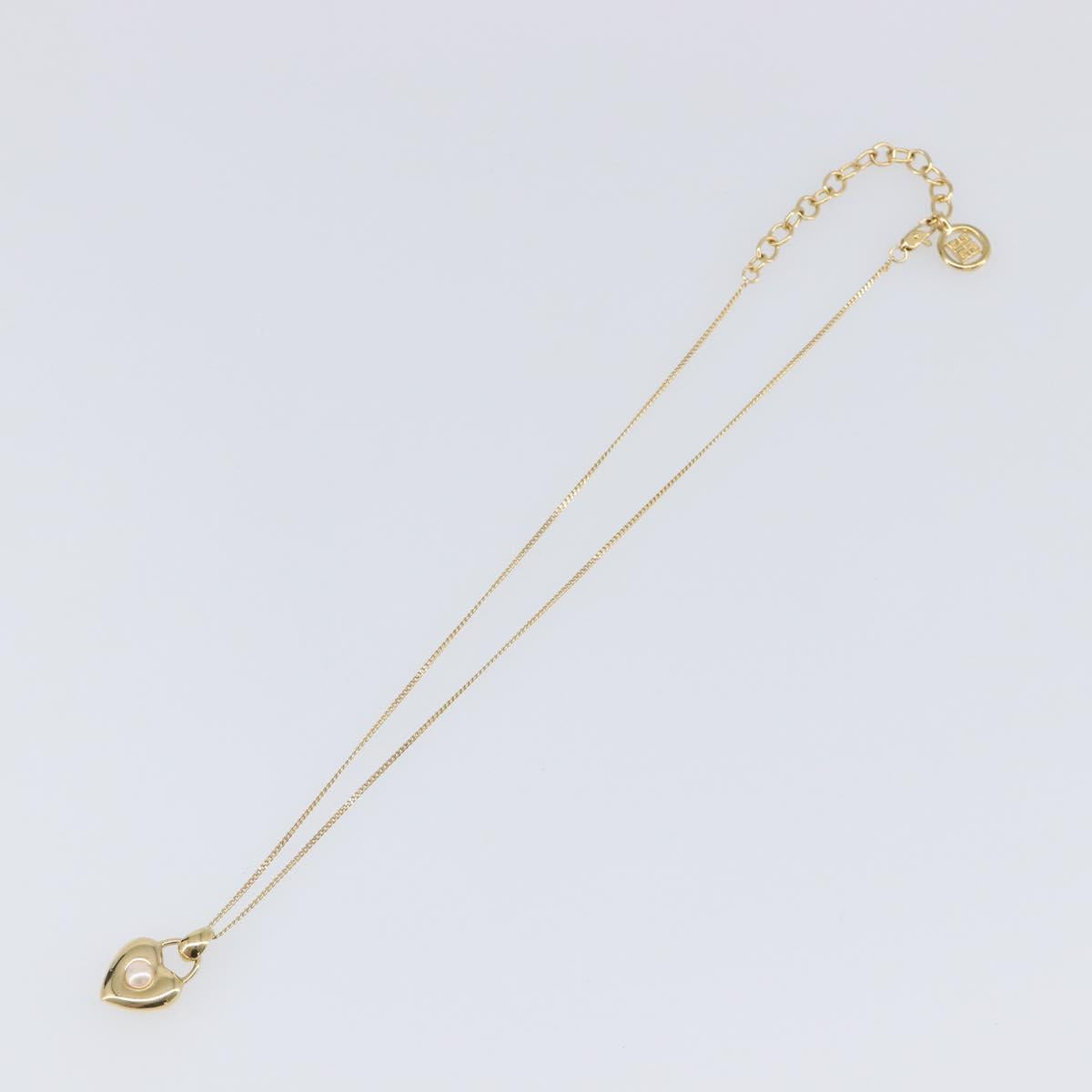 GIVENCHY Necklace metal Gold Auth SW2822