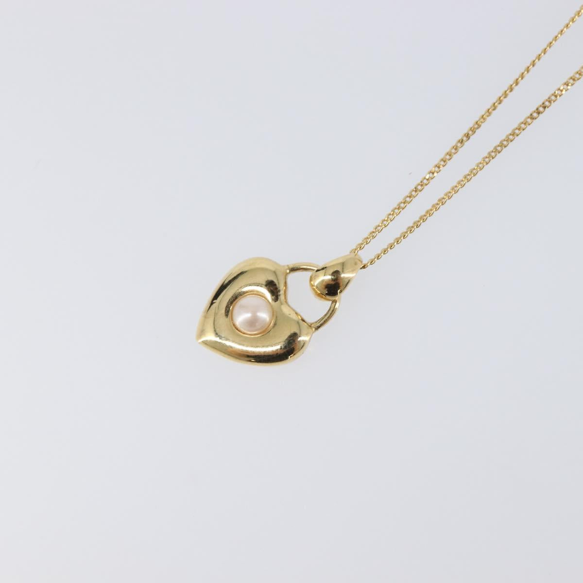GIVENCHY Necklace metal Gold Auth SW2822
