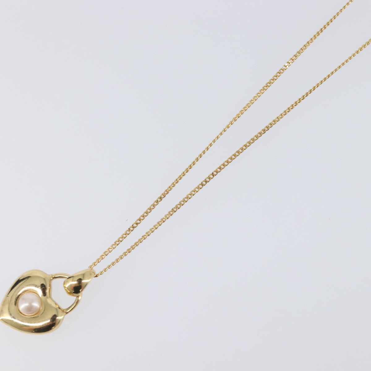 GIVENCHY Necklace metal Gold Auth SW2822