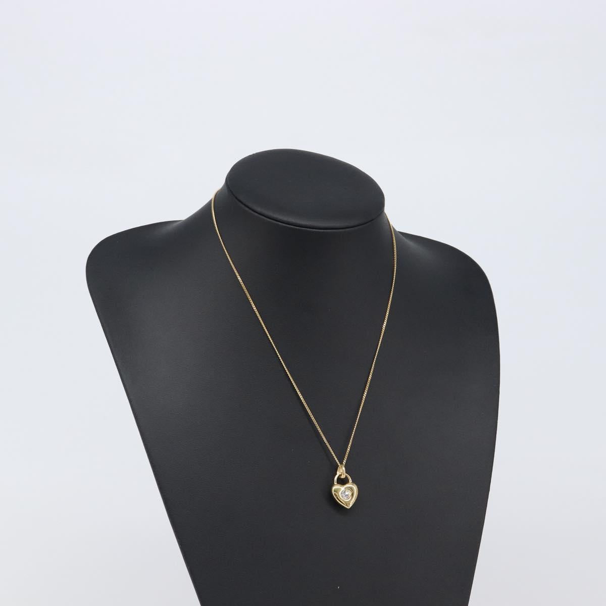 GIVENCHY Necklace metal Gold Auth SW2822