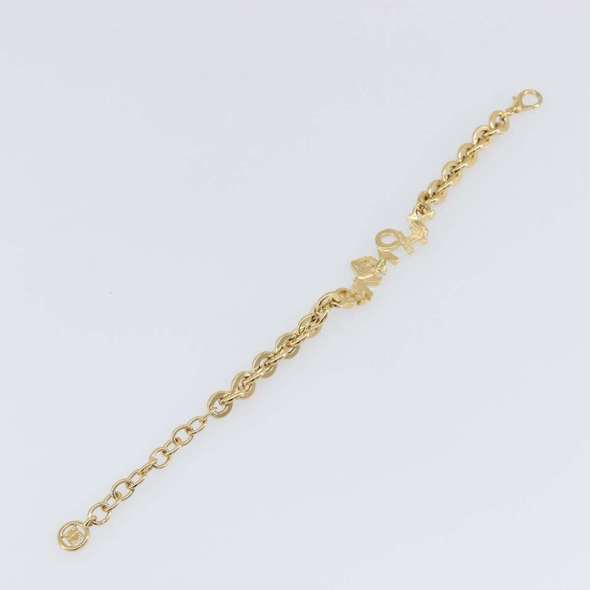 GIVENCHY Bracelet metal Gold Auth SW2823