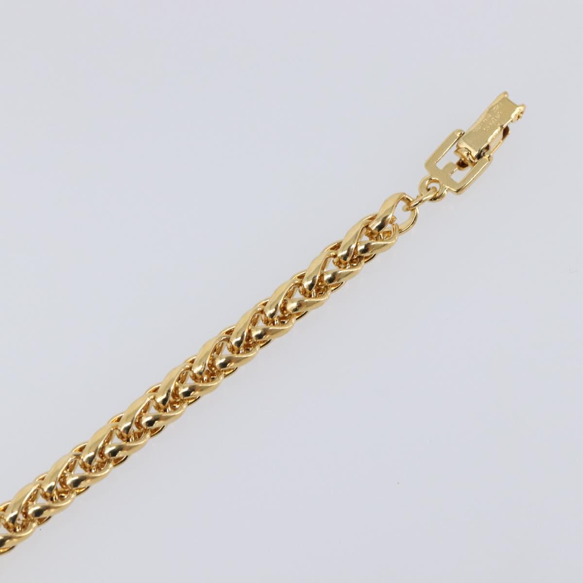 GIVENCHY Bracelet metal Gold Tone Auth SW2825
