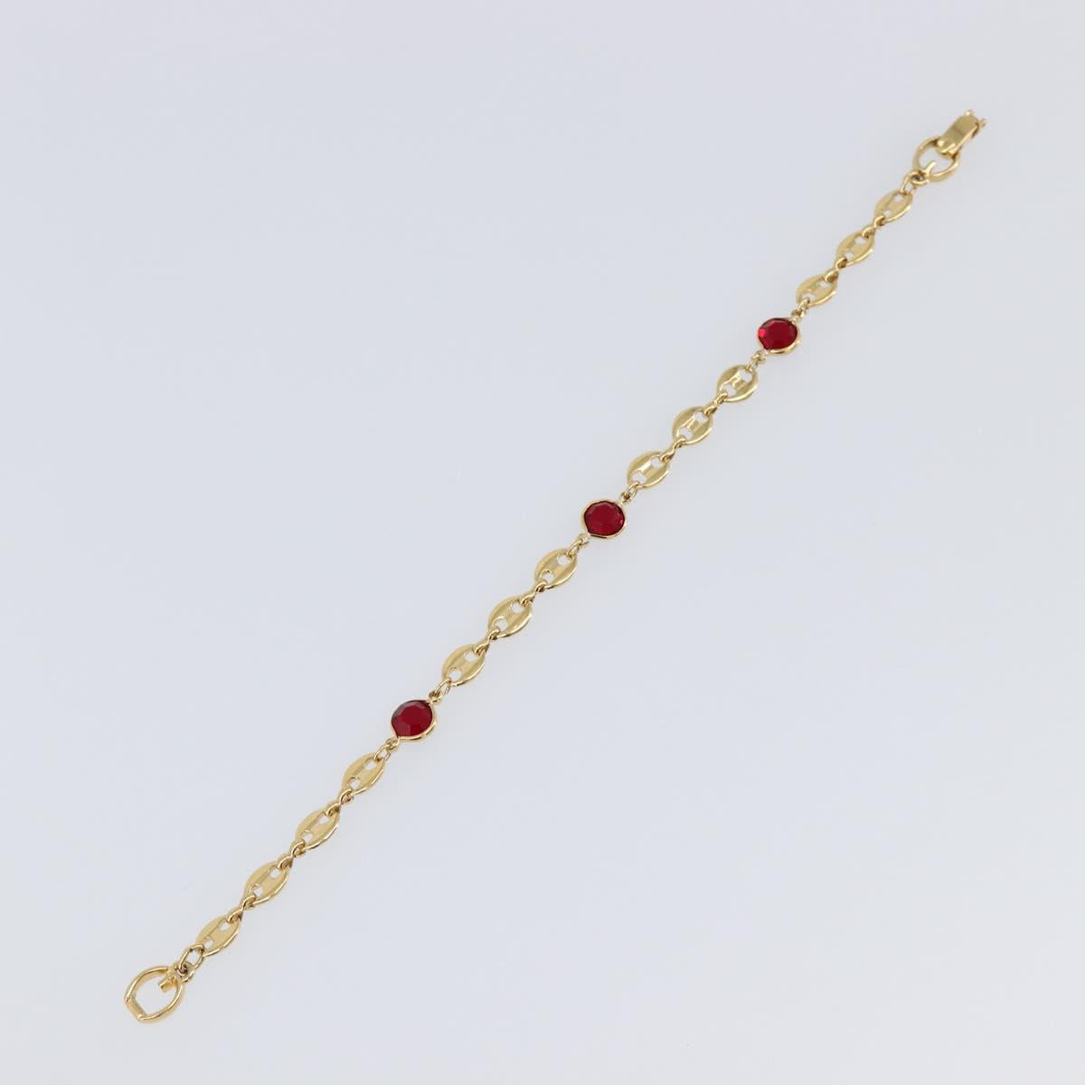 GIVENCHY Bracelet metal Gold Auth SW2826