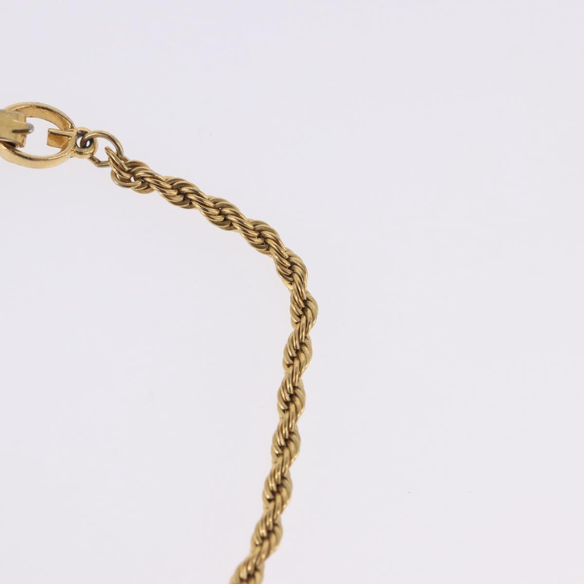 GIVENCHY Bracelet Earring metal 3 Set Gold Tone Silver Auth SW2827