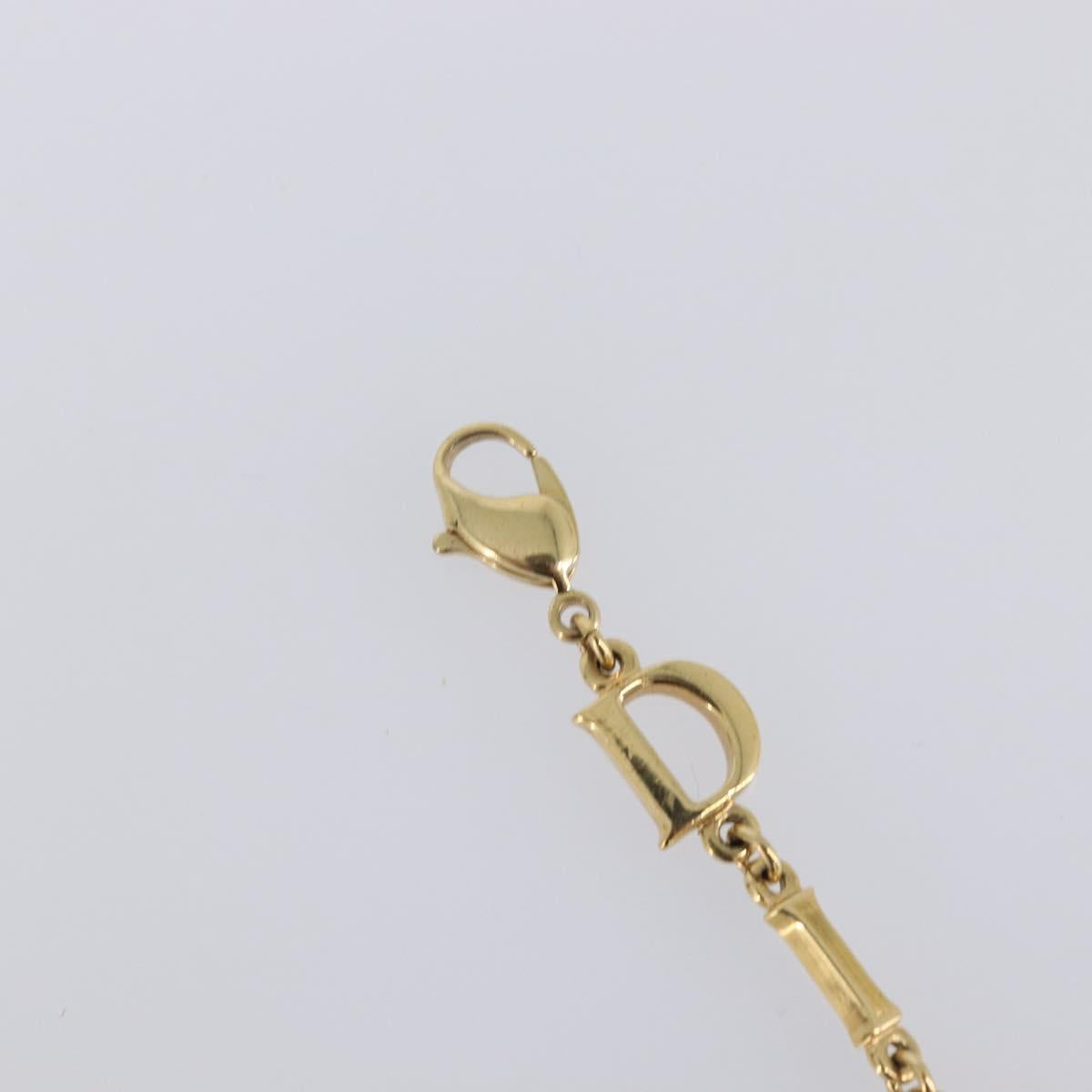 Christian Dior Bracelet Metal Gold Tone Auth SW2835V