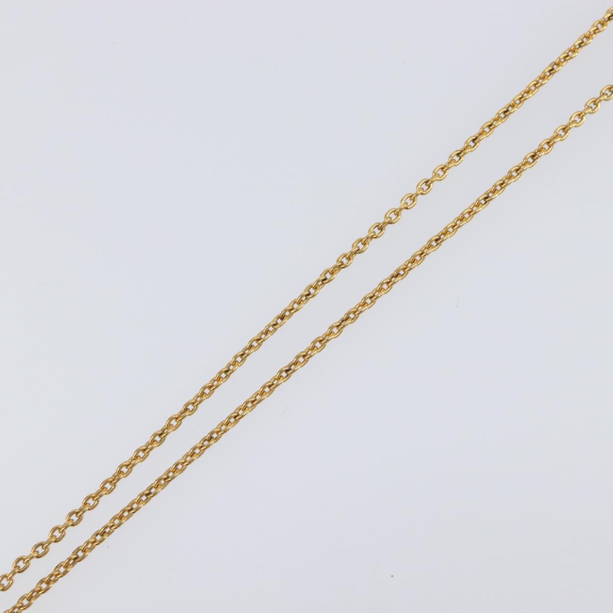 VERSACE Medusa Necklace Metal Gold Tone Auth SW2838V