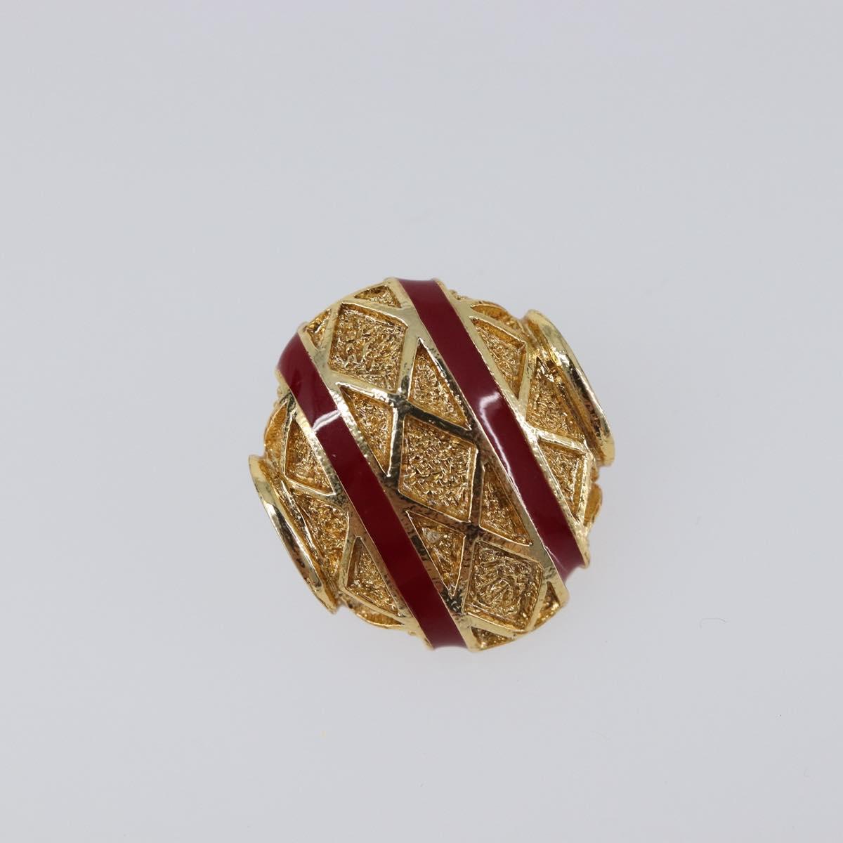 BALENCIAGA Earring Metal Gold Tone Auth SW2842