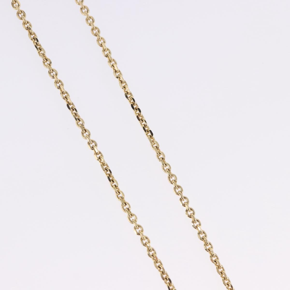SAINT LAURENT Necklace Metal Gold Tone Auth SW2844V
