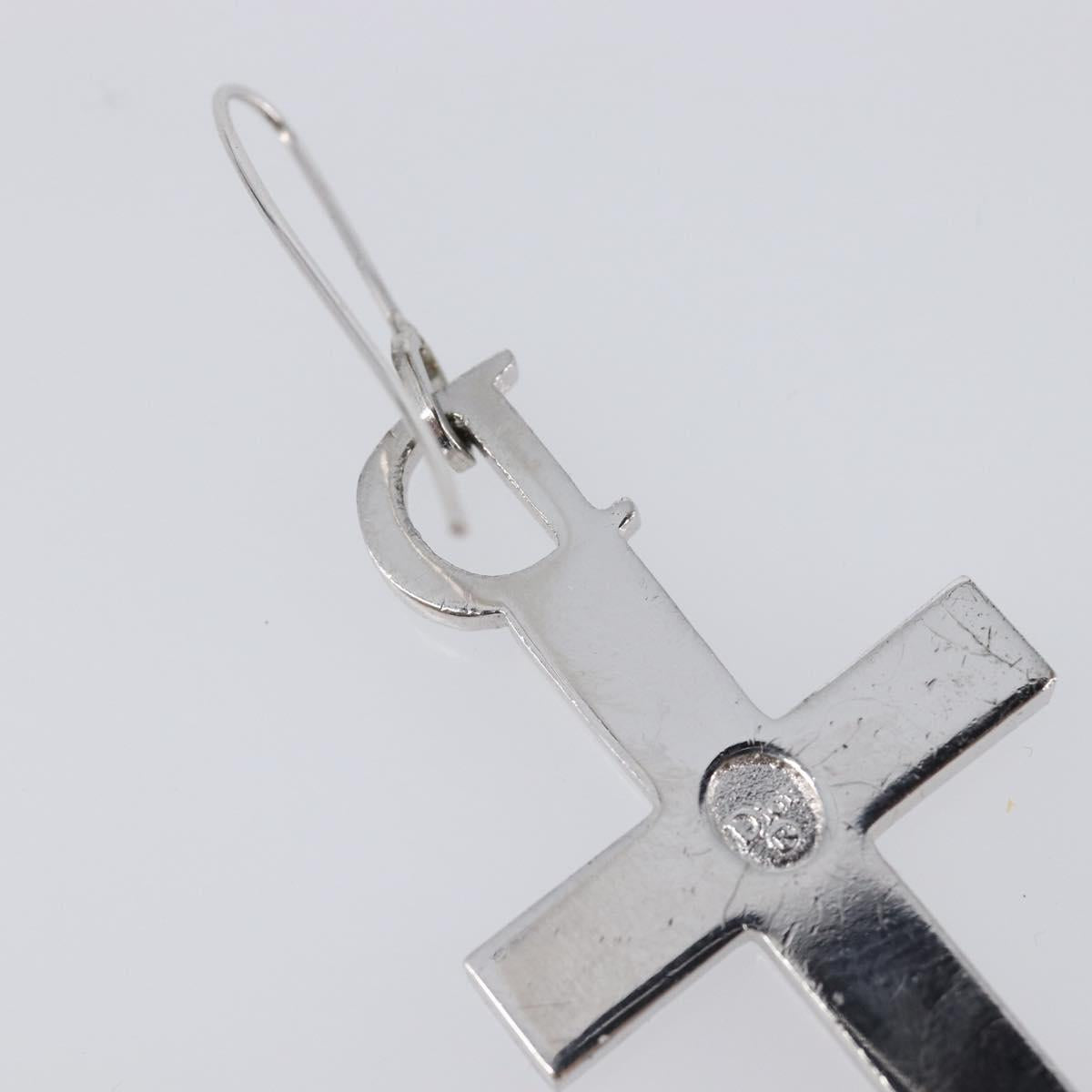 Christian Dior Pierce Metal Silver Auth SW2847