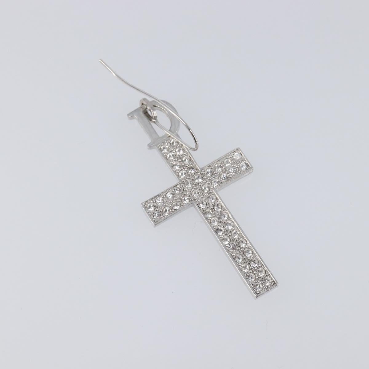 Christian Dior Pierce Metal Silver Auth SW2847