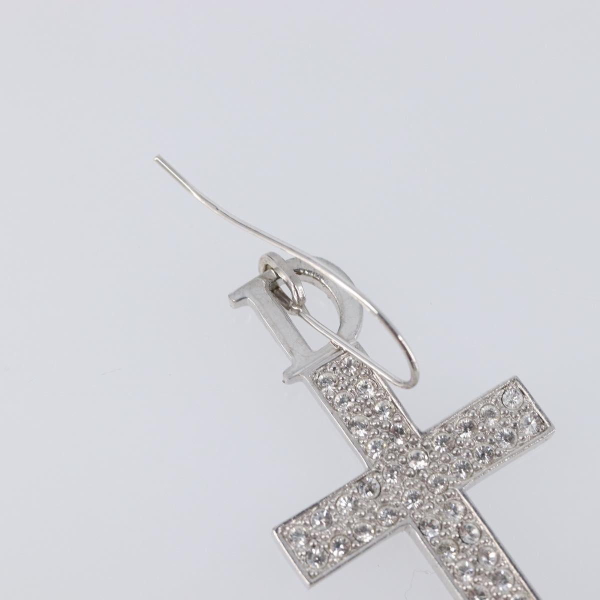 Christian Dior Pierce Metal Silver Auth SW2847