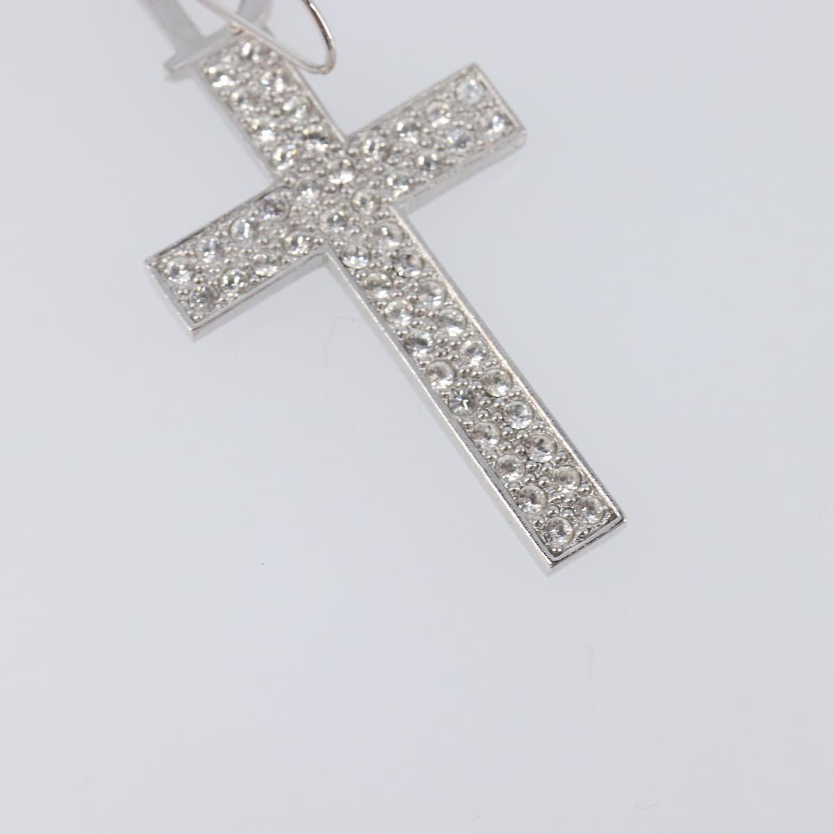 Christian Dior Pierce Metal Silver Auth SW2847