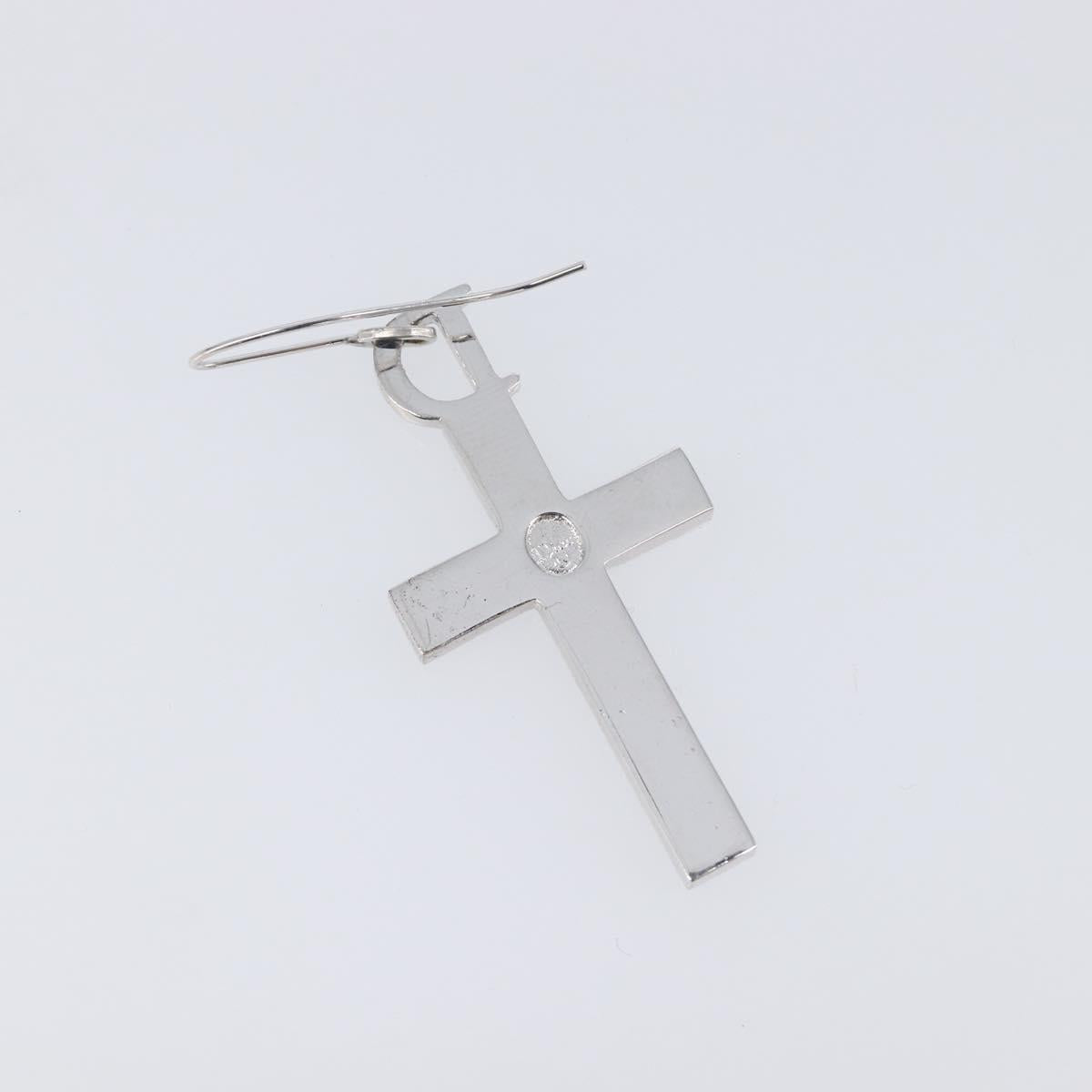 Christian Dior Pierce Metal Silver Auth SW2847