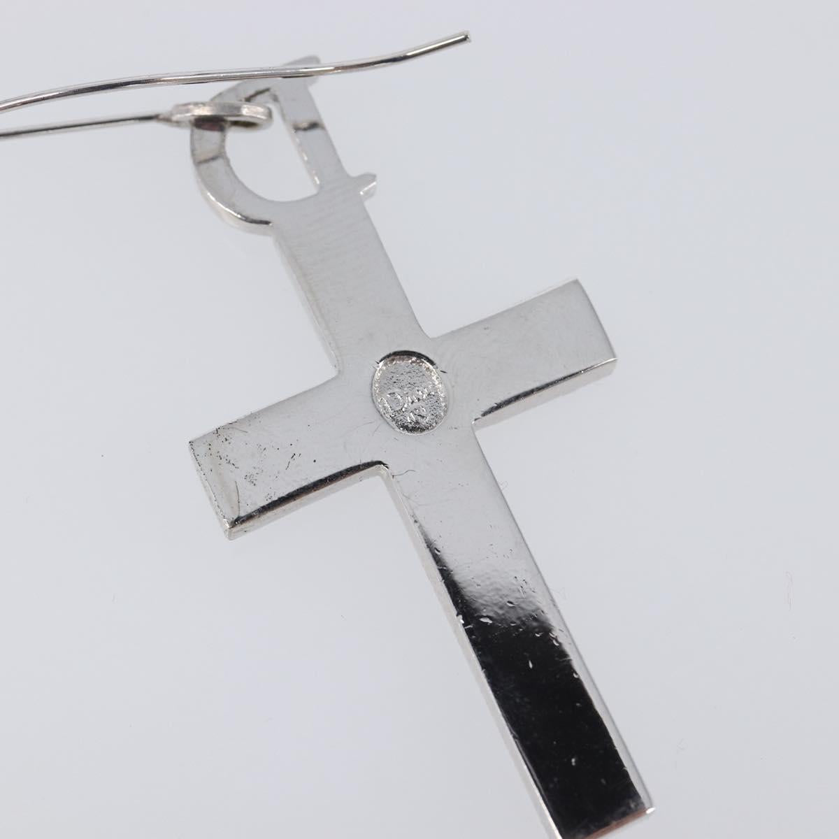 Christian Dior Pierce Metal Silver Auth SW2847