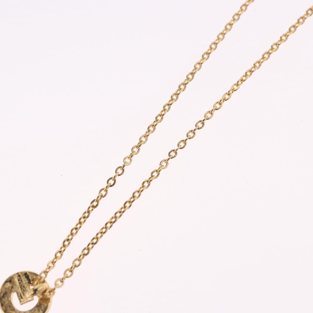 GIVENCHY Necklace Metal Gold Tone Auth SW2848