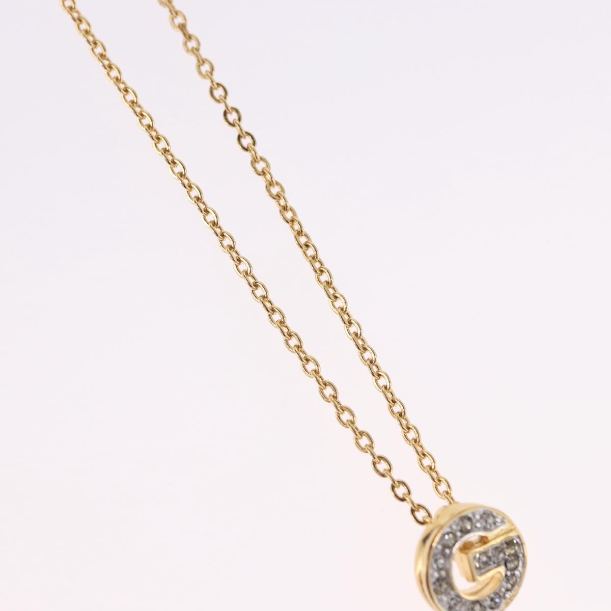 GIVENCHY Necklace Metal Gold Tone Auth SW2848