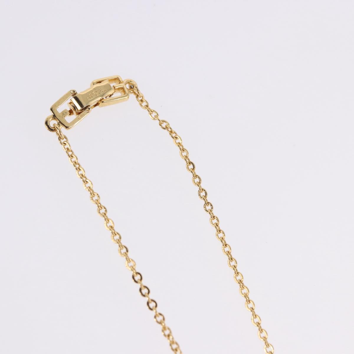 GIVENCHY Necklace Metal Gold Tone Auth SW2848
