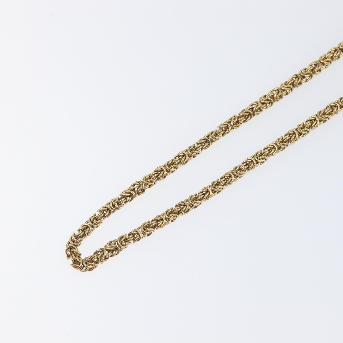 GIVENCHY Necklace Metal Gold Tone Auth SW2850