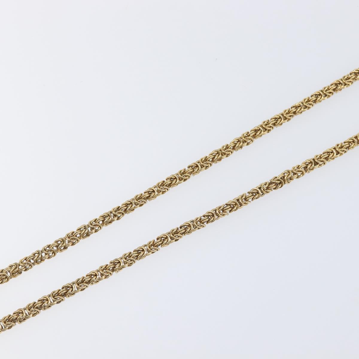 GIVENCHY Necklace Metal Gold Tone Auth SW2850