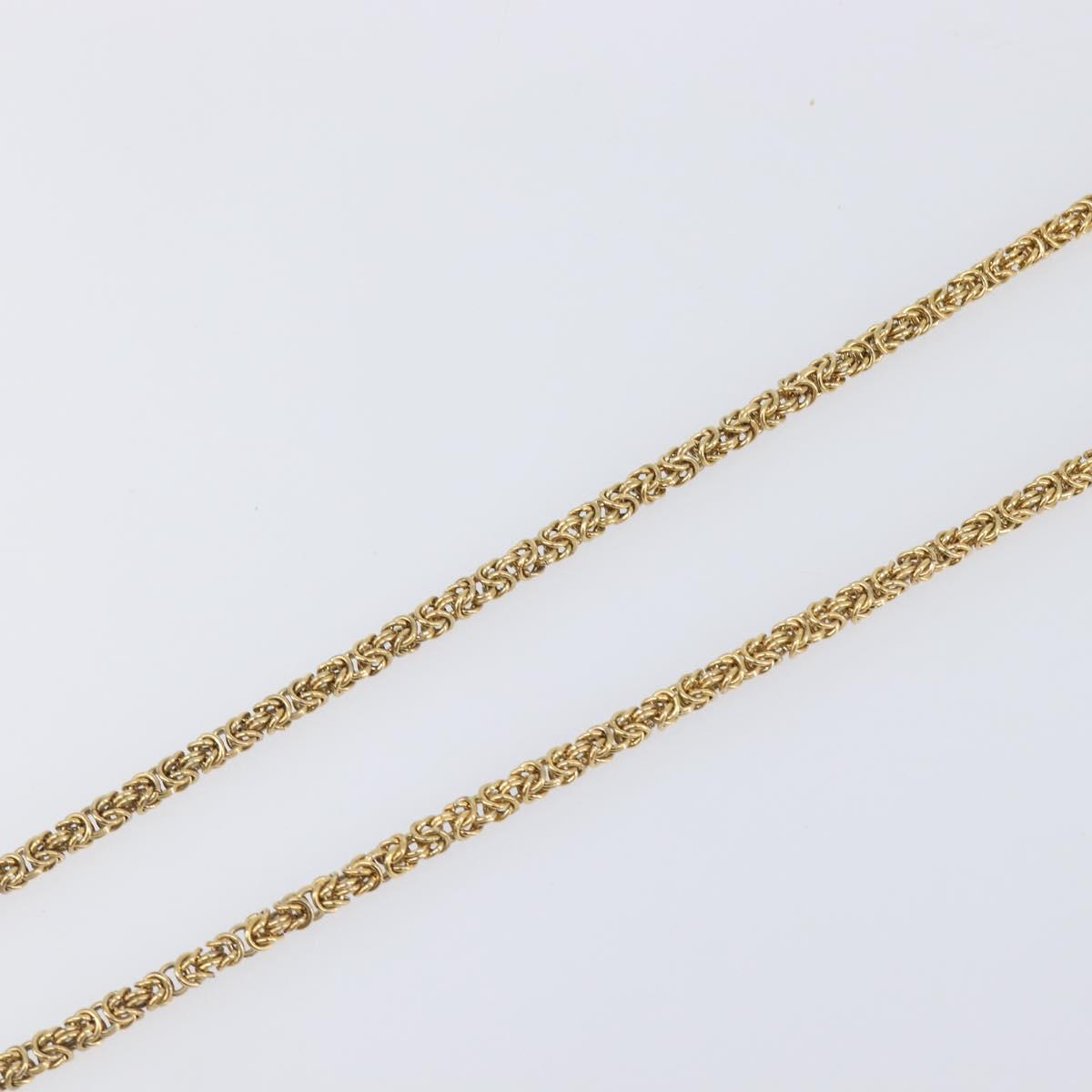 GIVENCHY Necklace Metal Gold Tone Auth SW2850