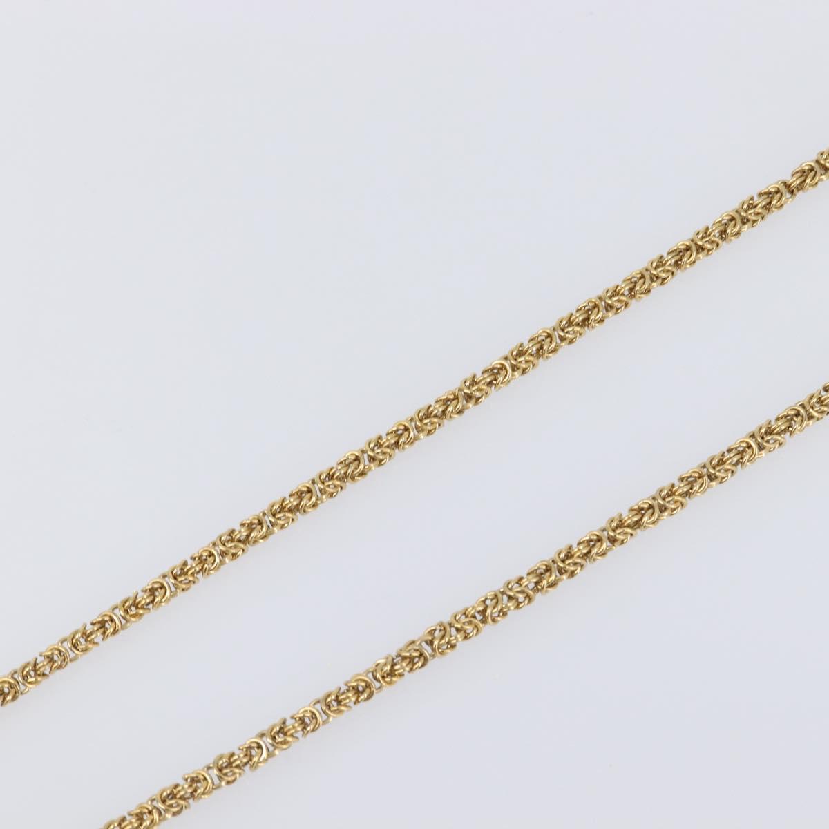 GIVENCHY Necklace Metal Gold Tone Auth SW2850