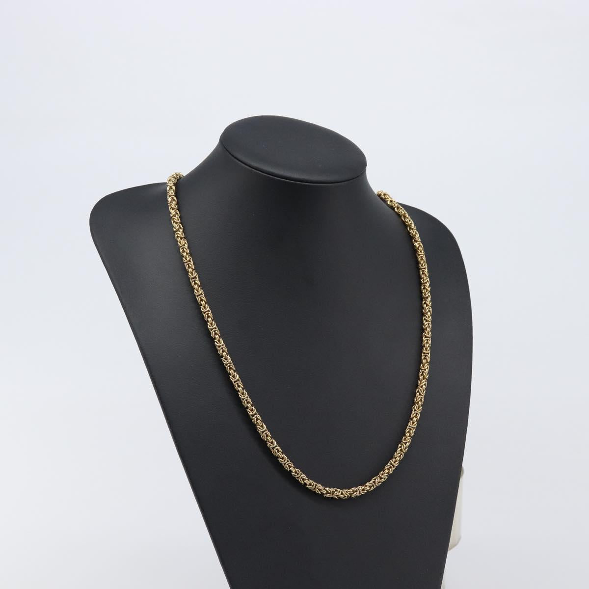 GIVENCHY Necklace Metal Gold Tone Auth SW2850