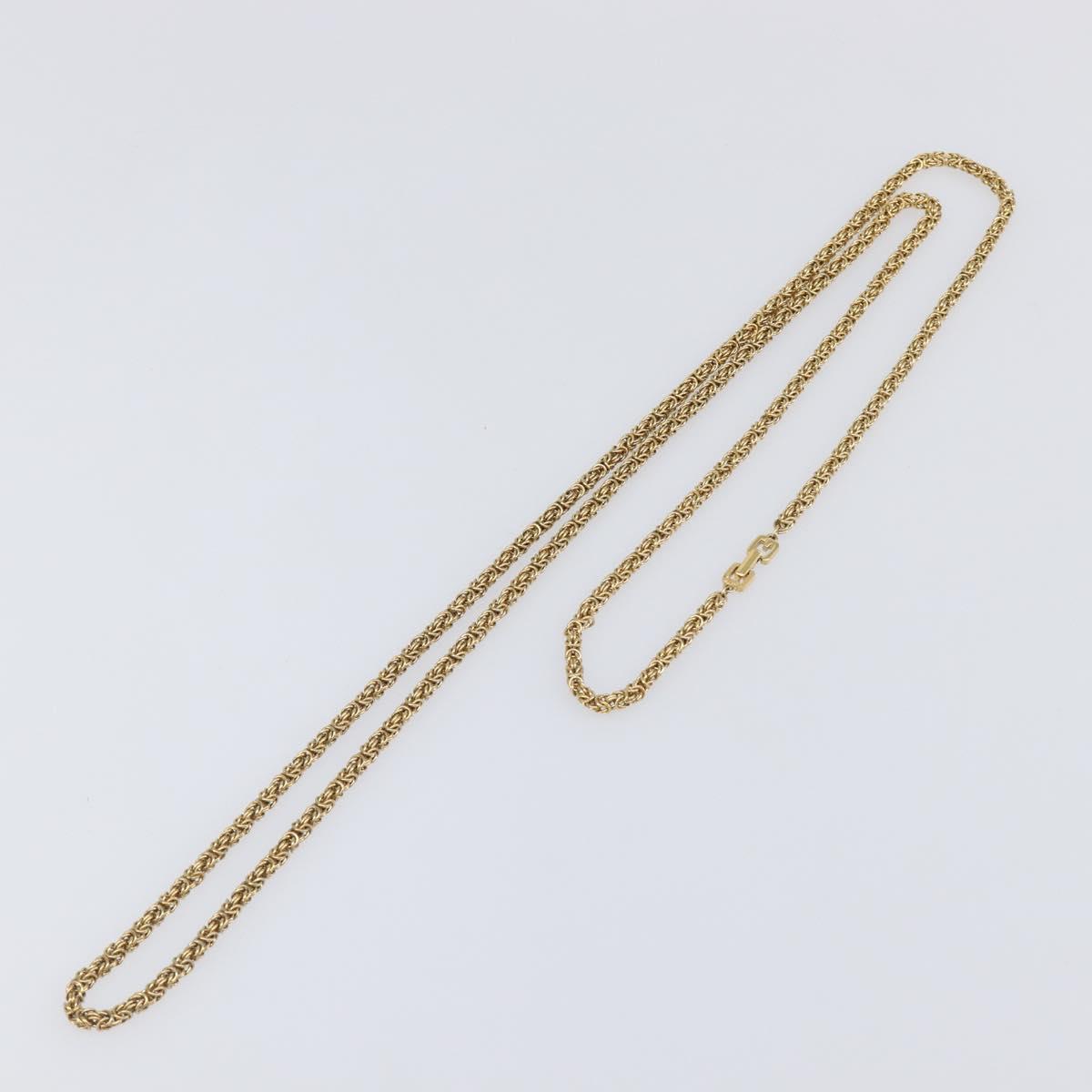 GIVENCHY Necklace Metal Gold Tone Auth SW2850
