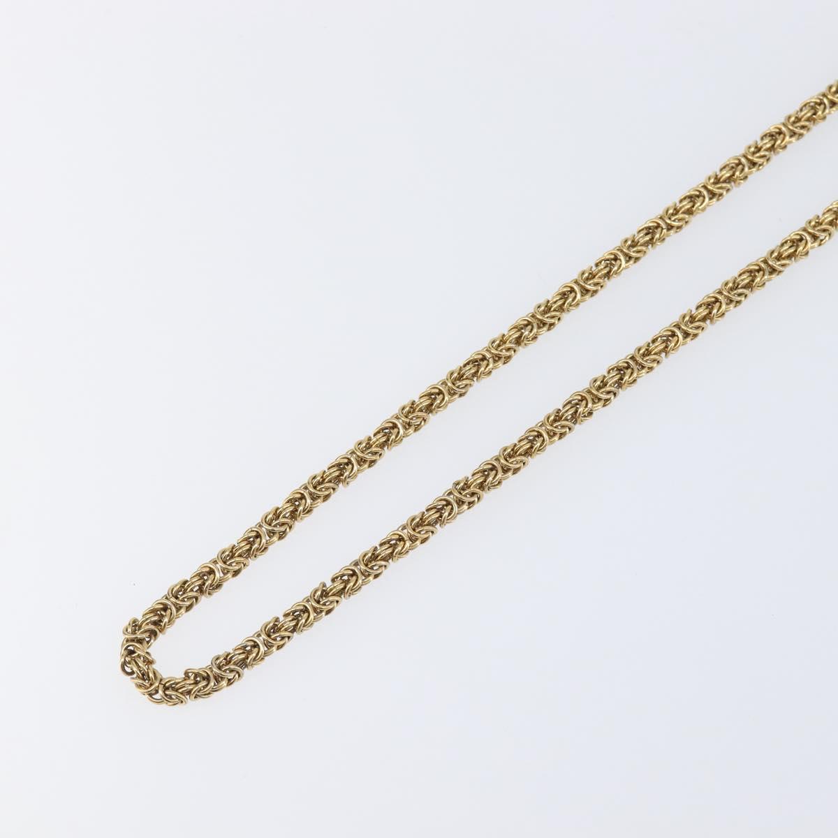 GIVENCHY Necklace Metal Gold Tone Auth SW2850