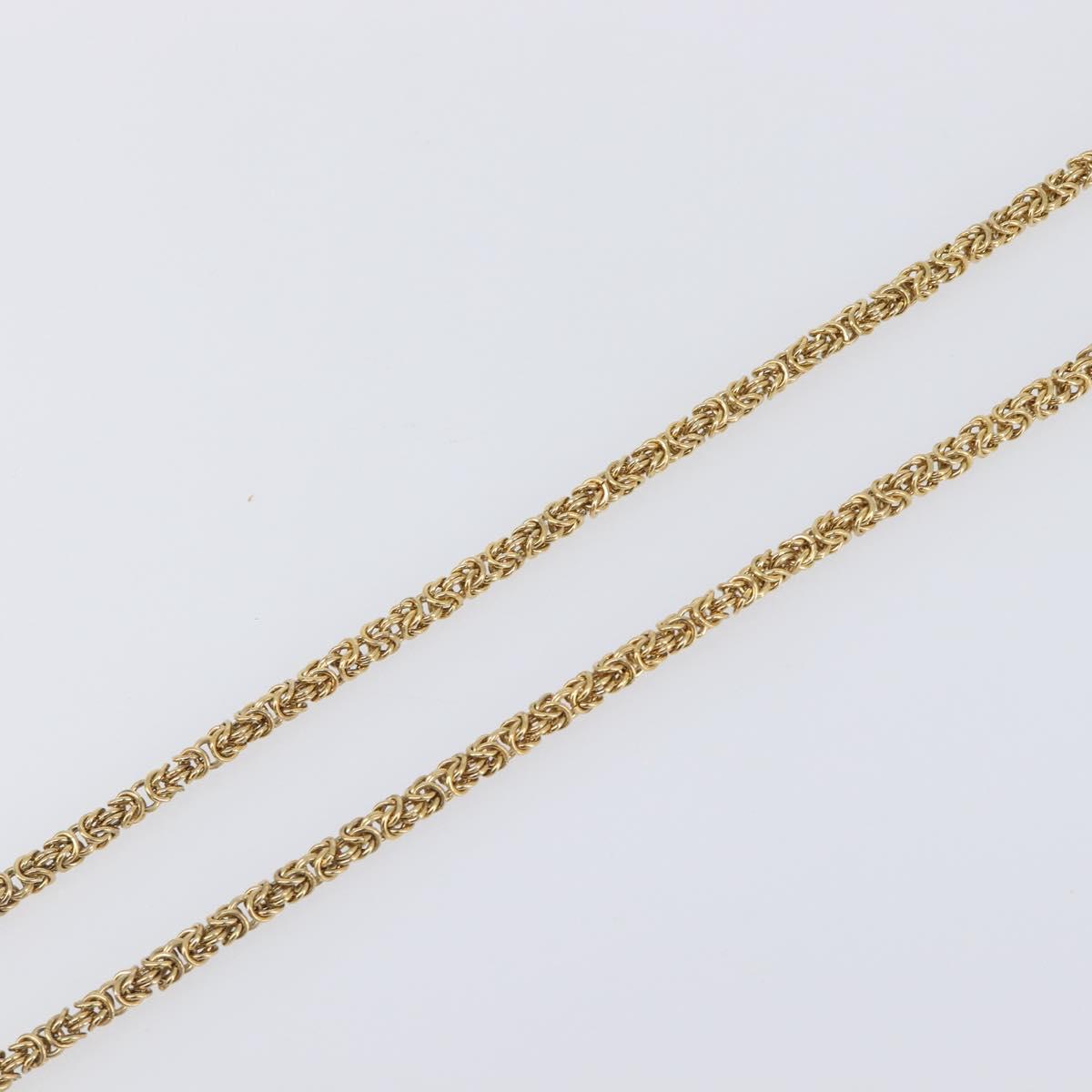 GIVENCHY Necklace Metal Gold Tone Auth SW2850