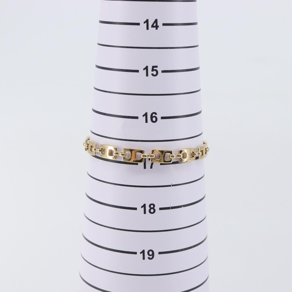 GIVENCHY Bracelet Metal Gold Tone Auth SW2851