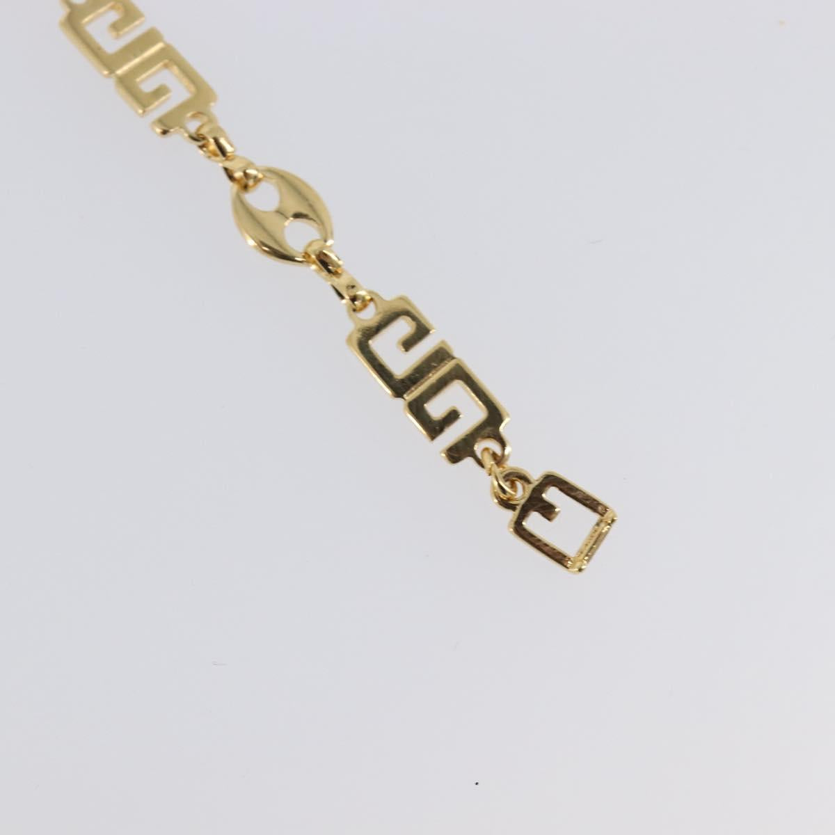 GIVENCHY Bracelet Metal Gold Tone Auth SW2852