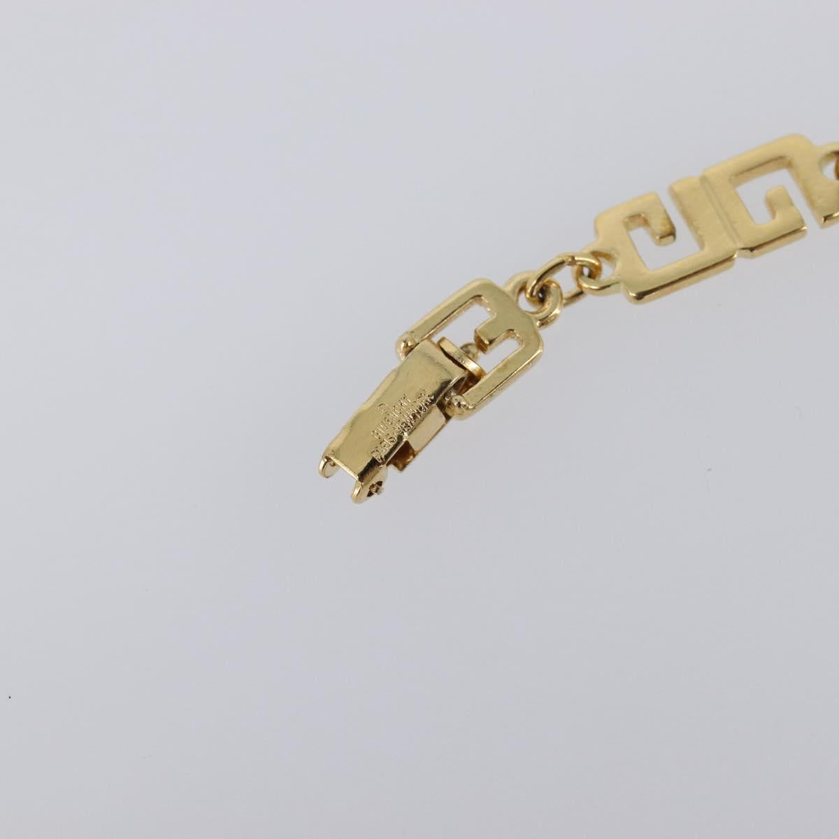GIVENCHY Bracelet Metal Gold Tone Auth SW2852