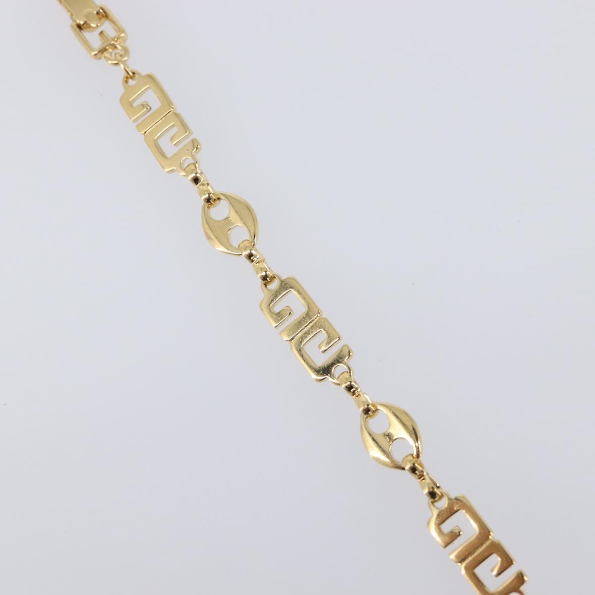 GIVENCHY Bracelet Metal Gold Tone Auth SW2852