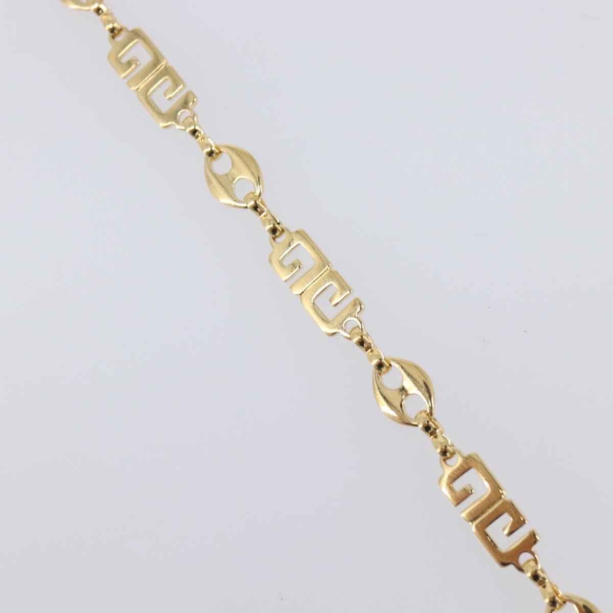 GIVENCHY Bracelet Metal Gold Tone Auth SW2852
