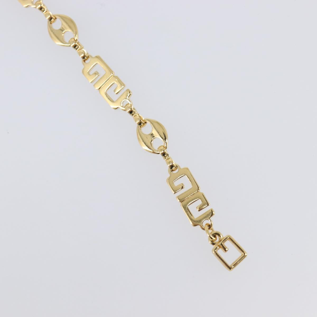 GIVENCHY Bracelet Metal Gold Tone Auth SW2852