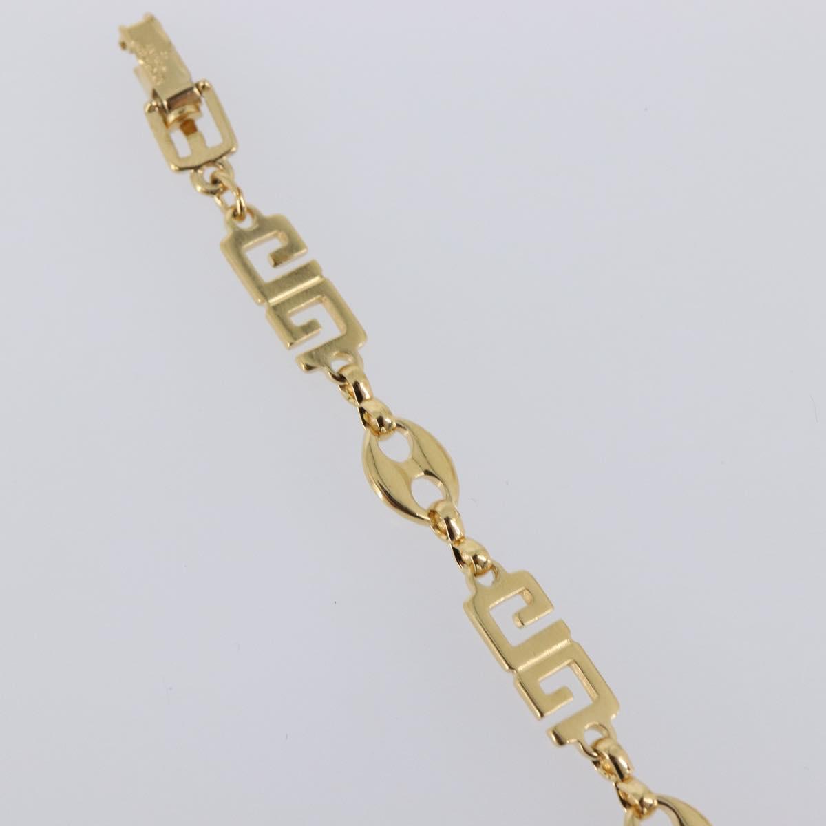 GIVENCHY Bracelet Metal Gold Tone Auth SW2852