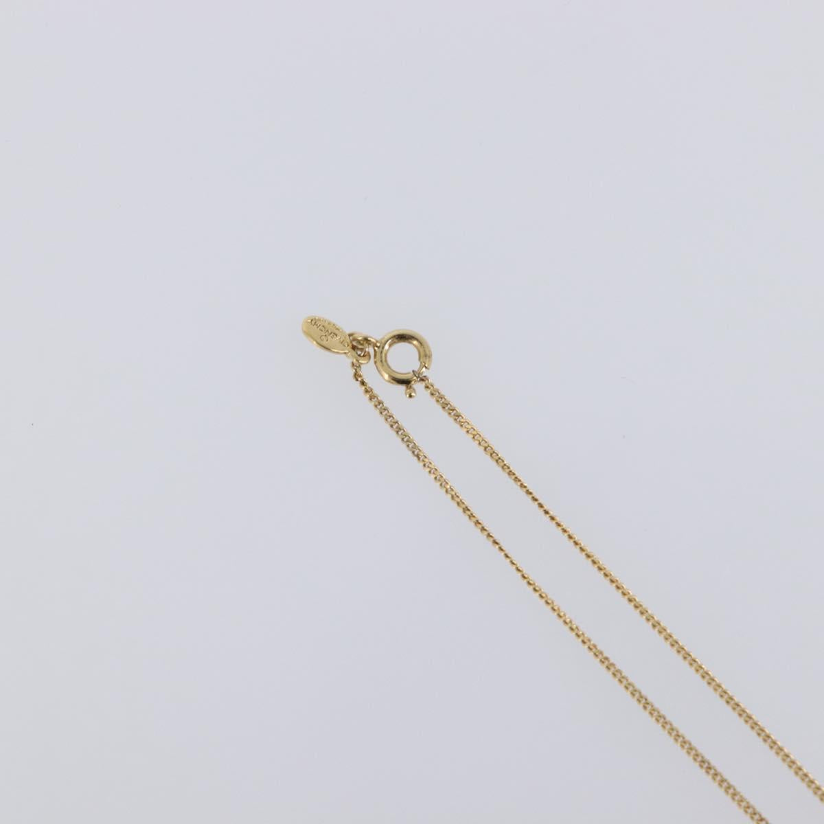 GIVENCHY Necklace Metal 4 Set Gold Tone Auth SW2854