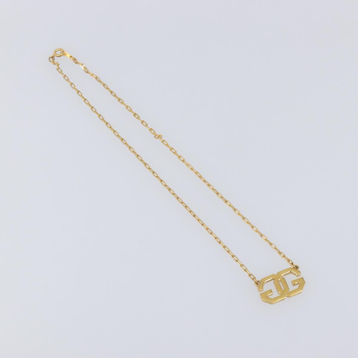 GIVENCHY Necklace Metal 4 Set Gold Tone Auth SW2854