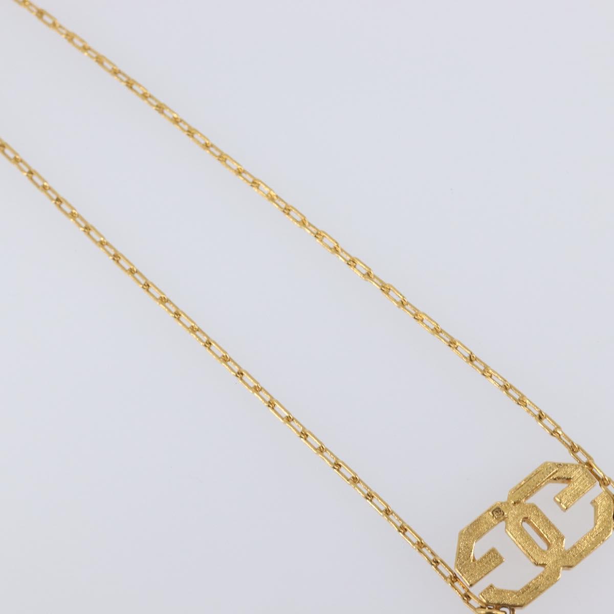 GIVENCHY Necklace Metal 4 Set Gold Tone Auth SW2854