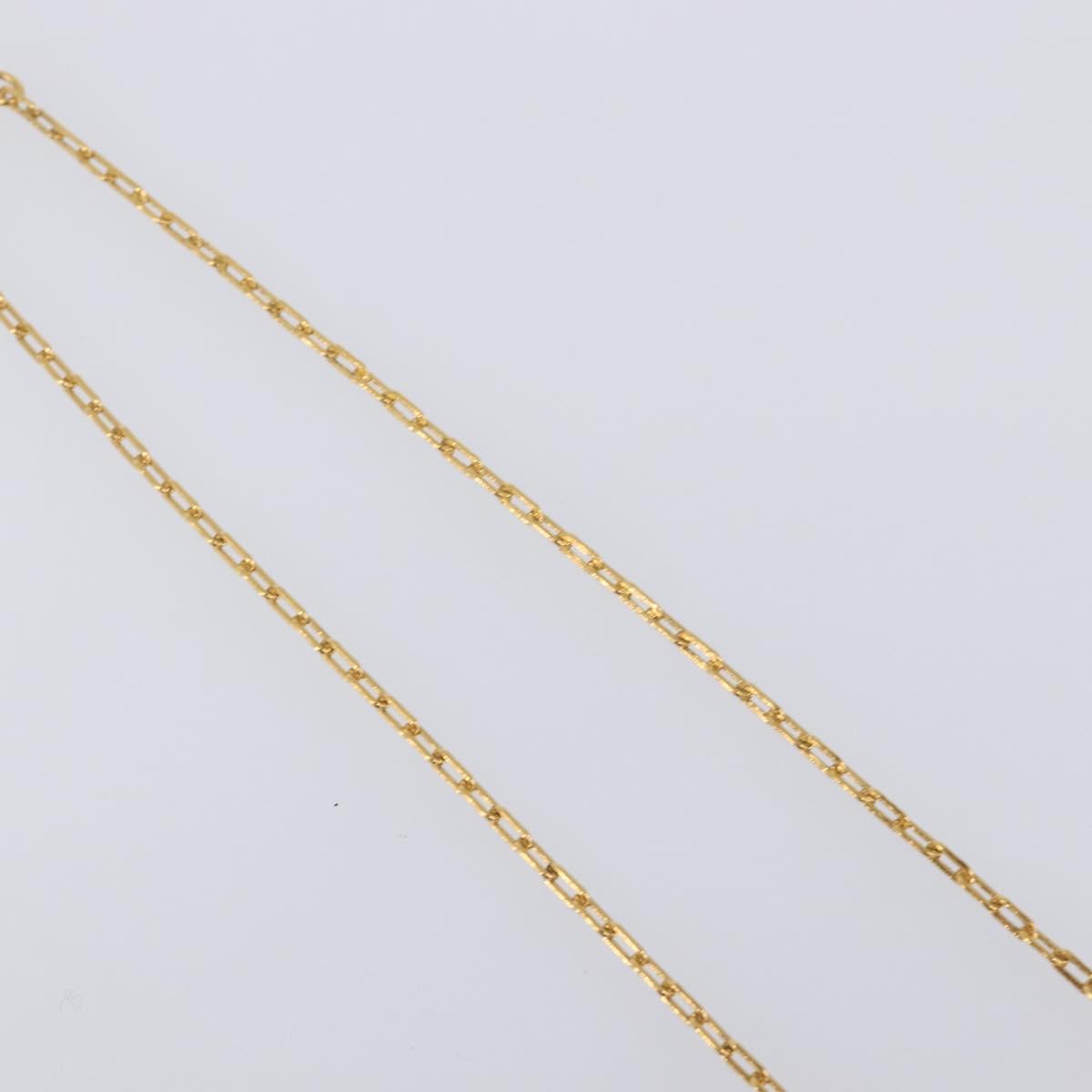GIVENCHY Necklace Metal 4 Set Gold Tone Auth SW2854
