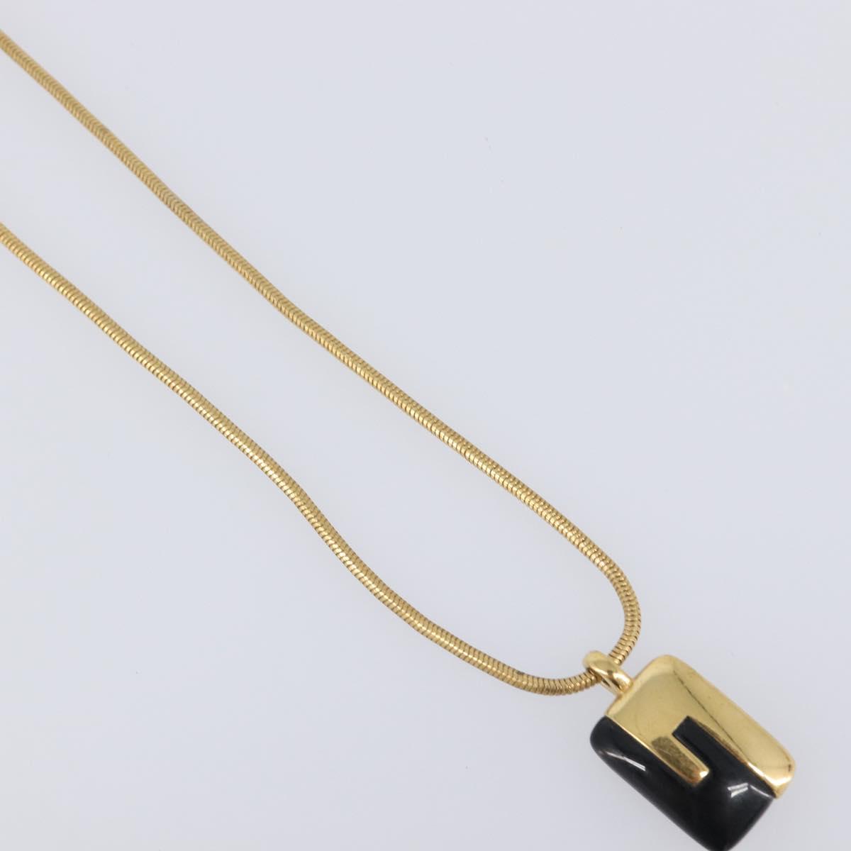 GIVENCHY Necklace Metal 4 Set Gold Tone Auth SW2854