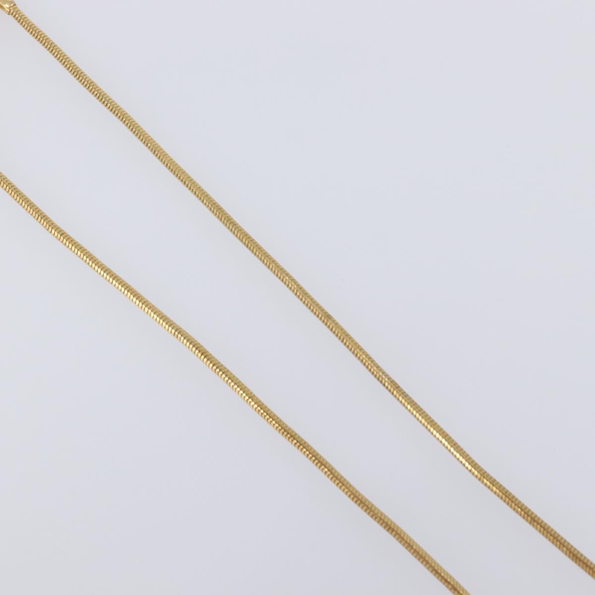 GIVENCHY Necklace Metal 4 Set Gold Tone Auth SW2854