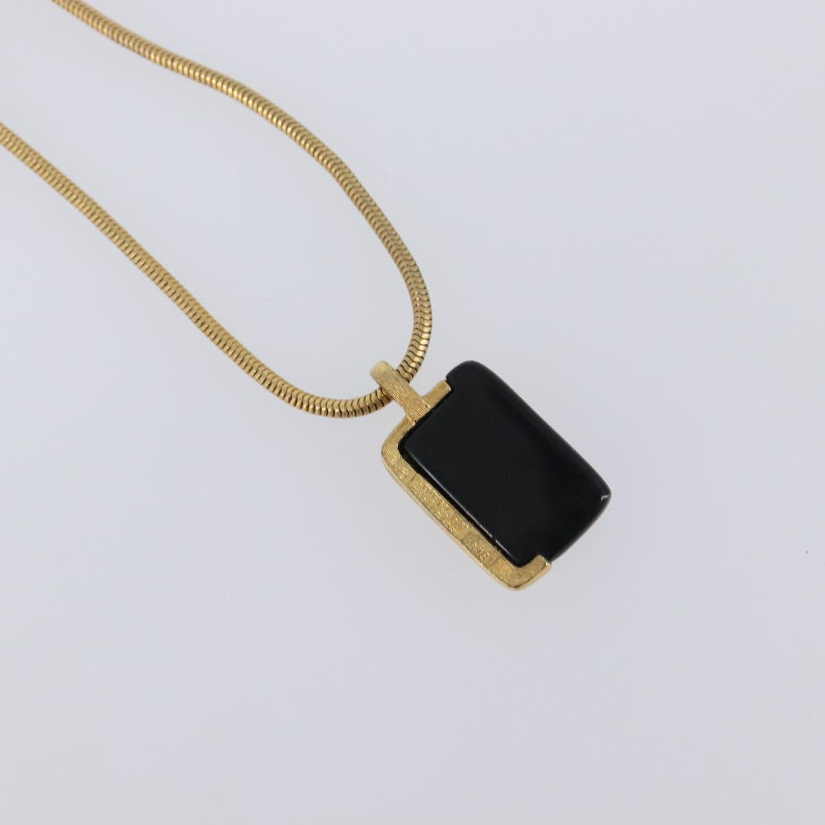 GIVENCHY Necklace Metal 4 Set Gold Tone Auth SW2854