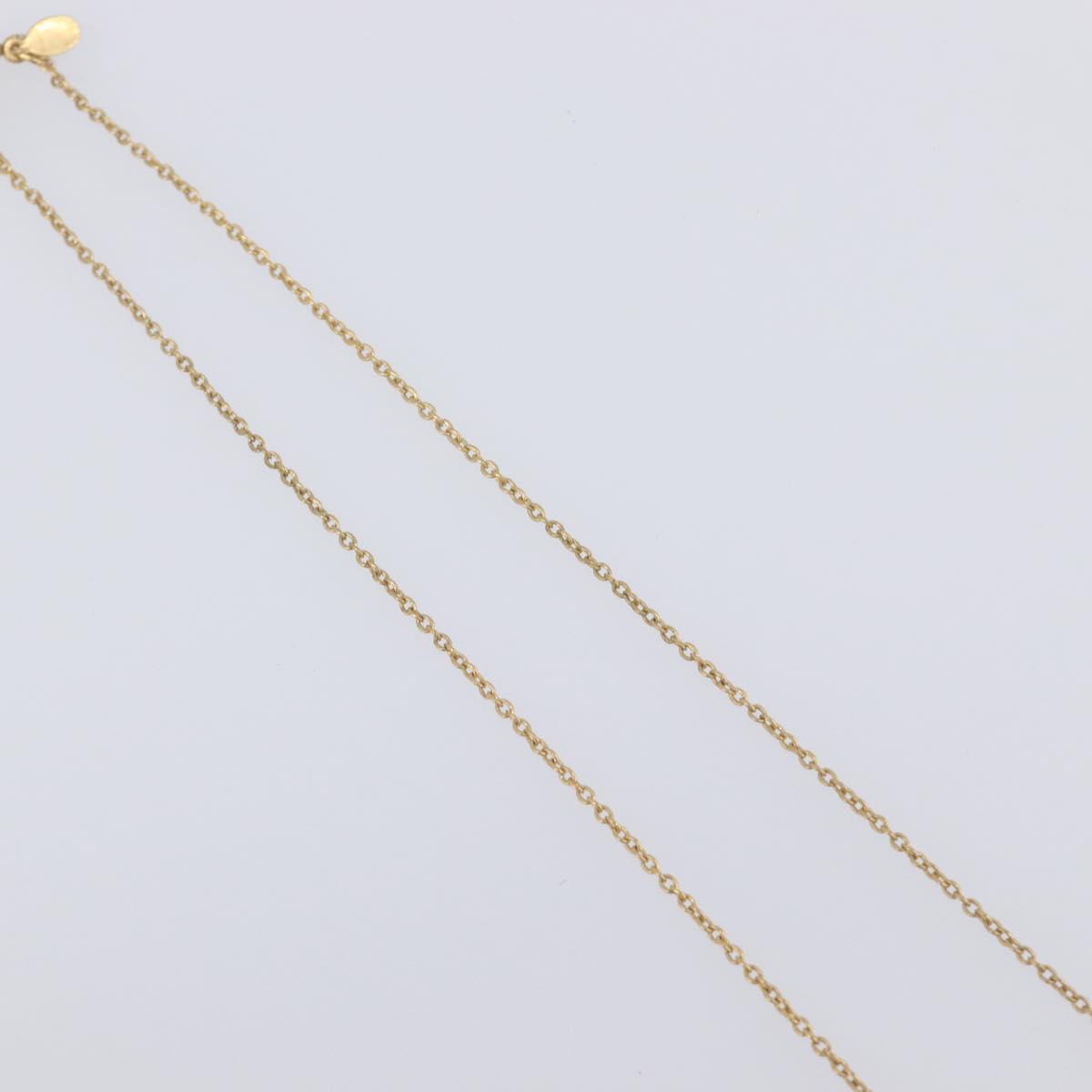 GIVENCHY Necklace Metal 4 Set Gold Tone Auth SW2855