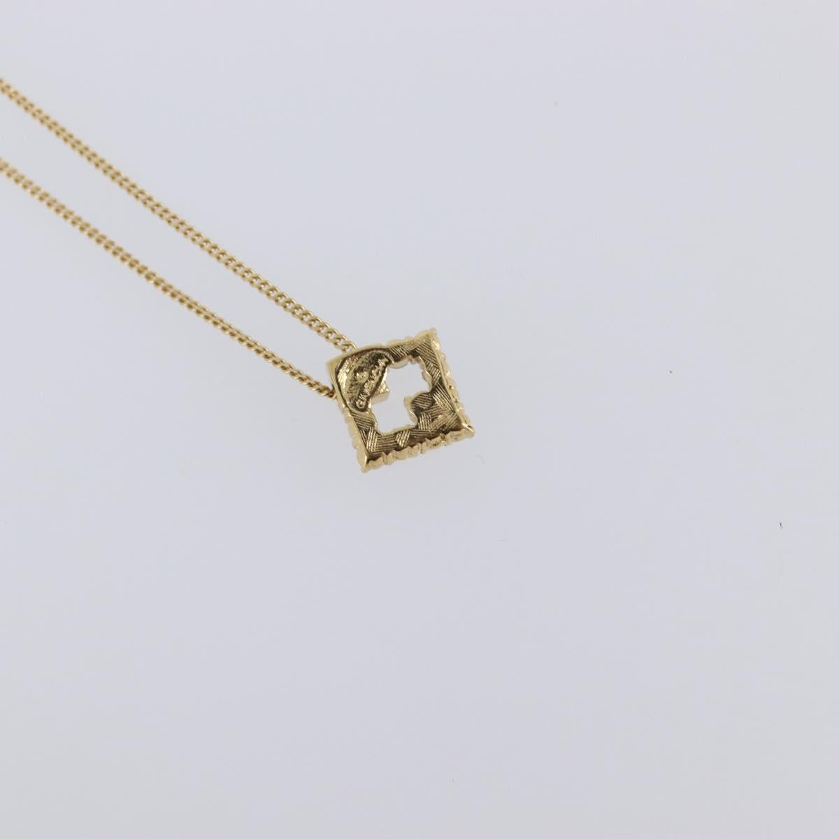 GIVENCHY Necklace Metal 4 Set Gold Tone Auth SW2855