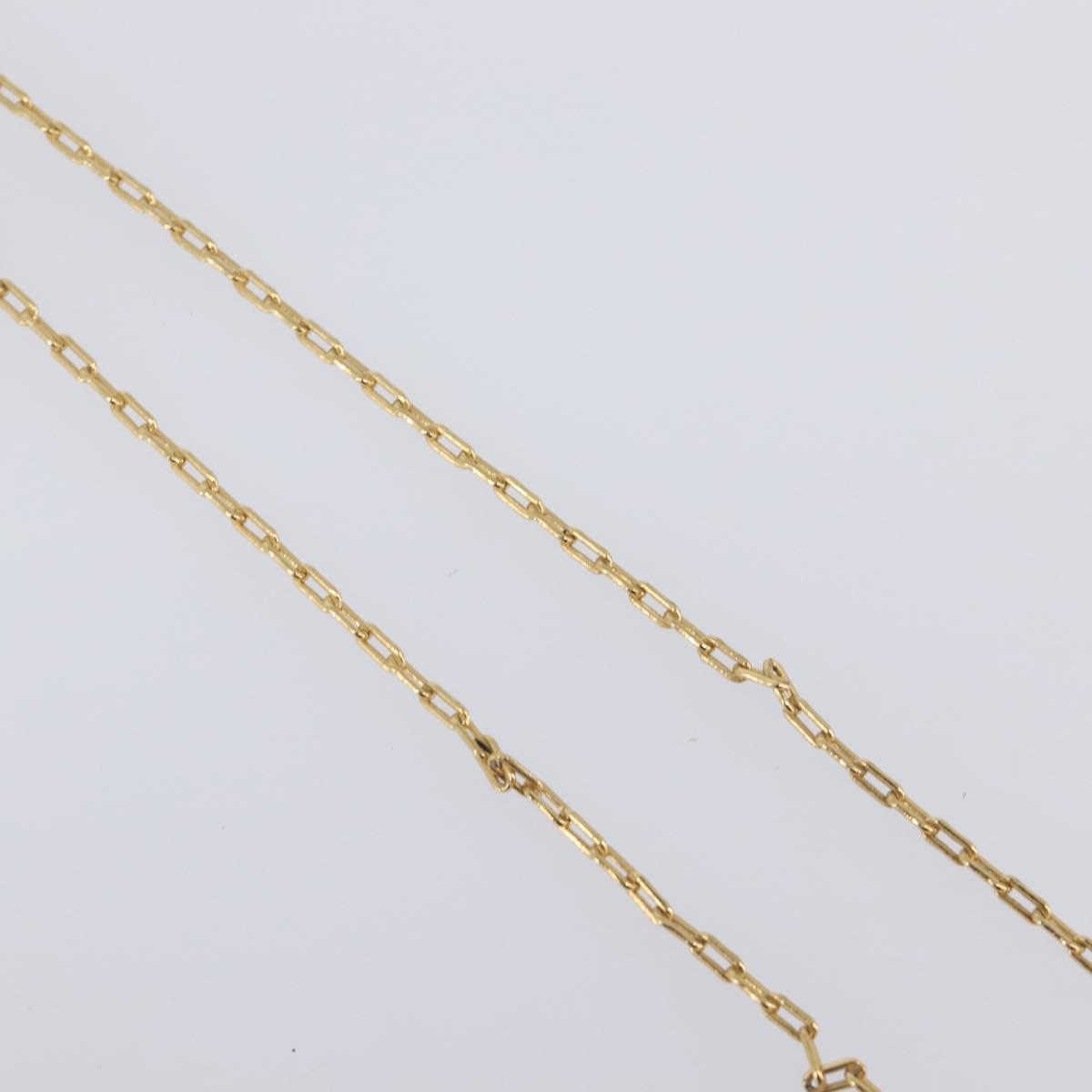 GIVENCHY Necklace Metal 4 Set Gold Tone Auth SW2855