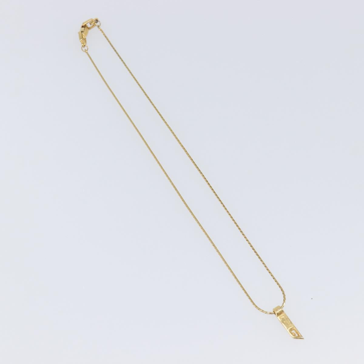 GIVENCHY Necklace Metal 4 Set Silver Gold Tone Auth SW2856