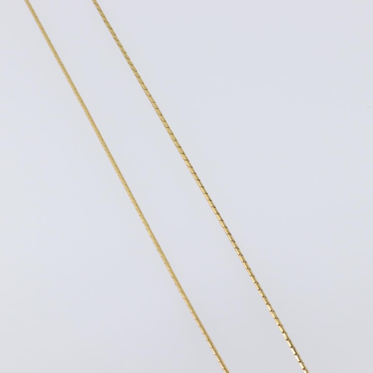GIVENCHY Necklace Metal 4 Set Silver Gold Tone Auth SW2856