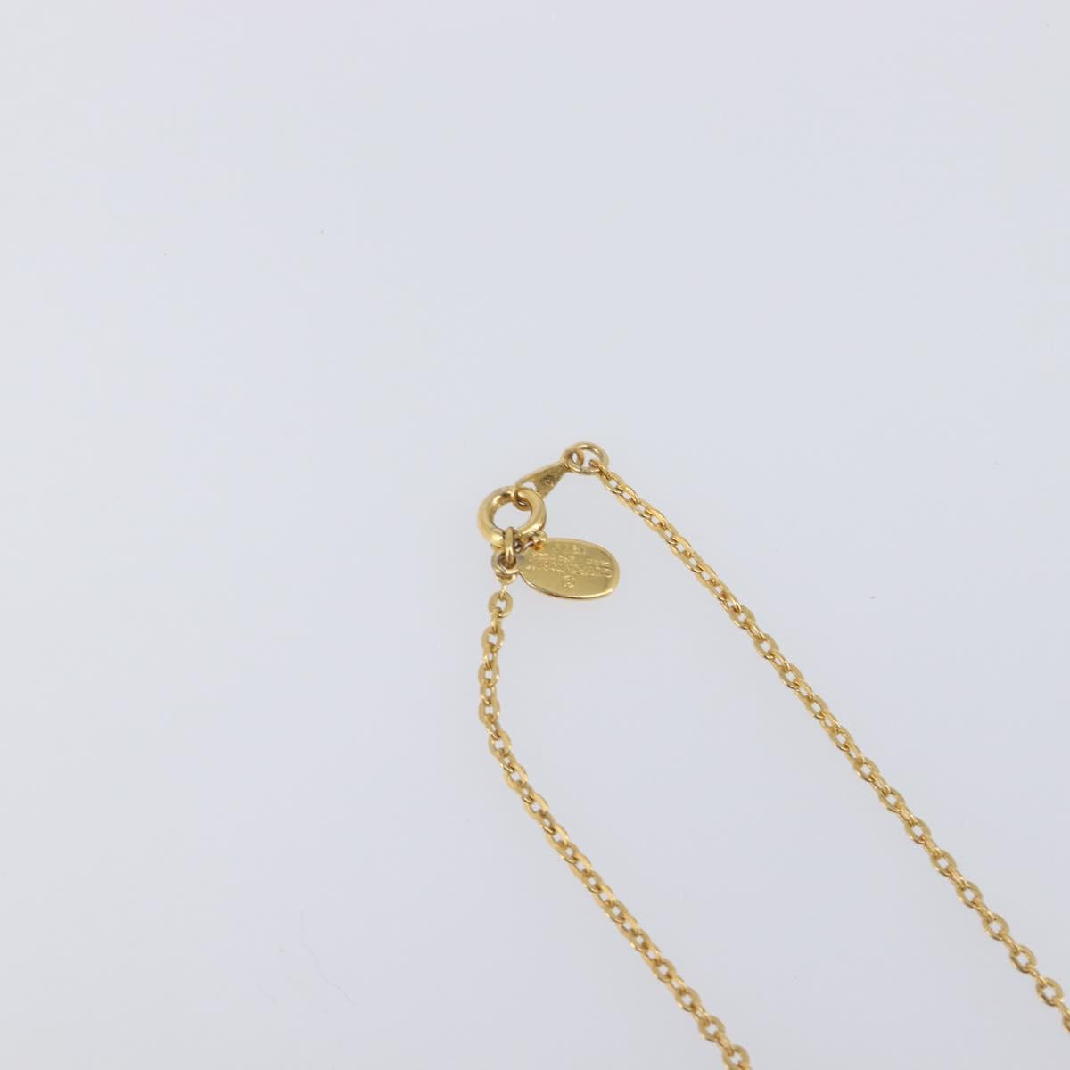 GIVENCHY Necklace Metal 4 Set Silver Gold Tone Auth SW2856