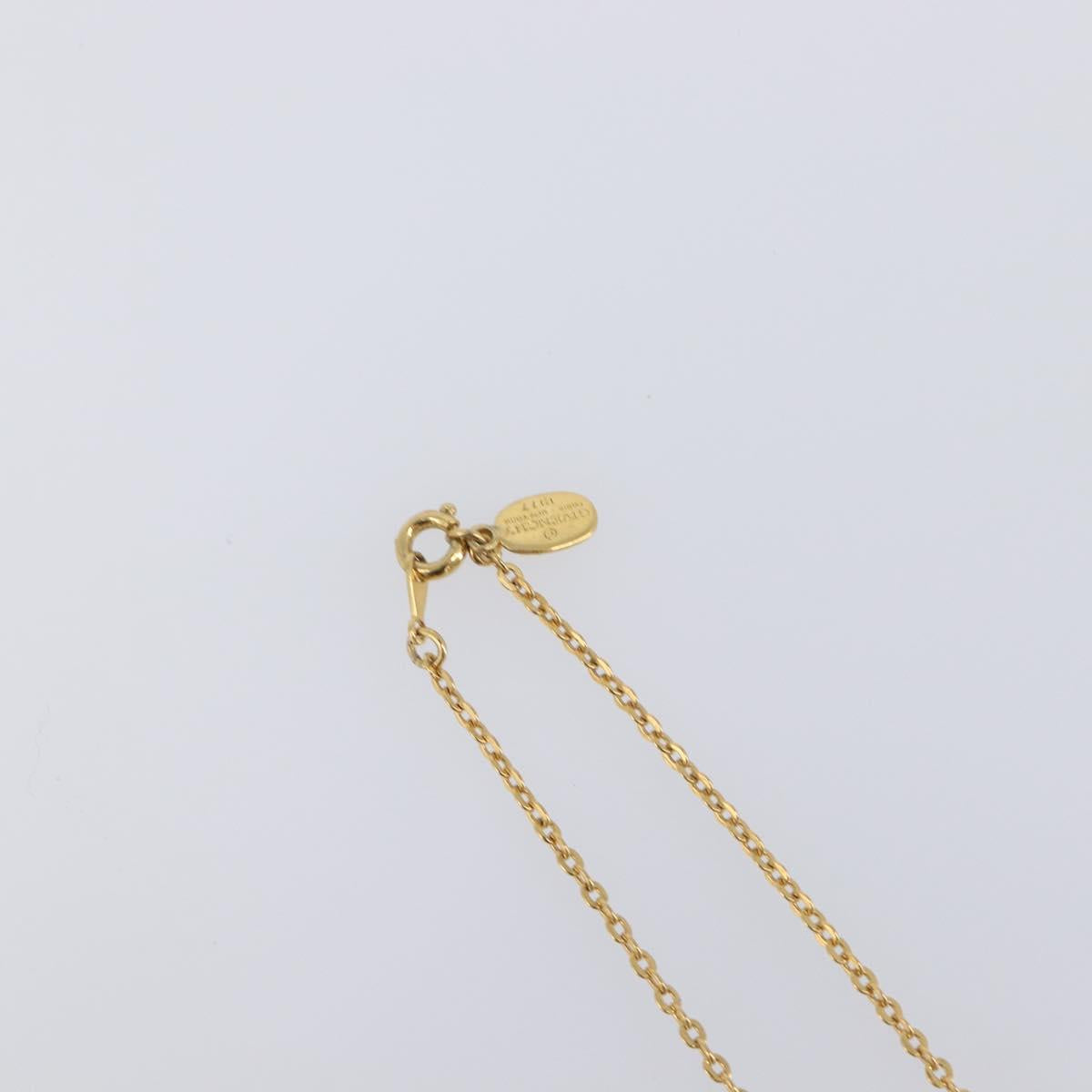 GIVENCHY Necklace Metal 4 Set Silver Gold Tone Auth SW2856